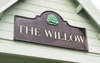 The Willow sign