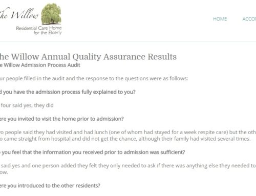 The Willow Annual Quality Assurance Results